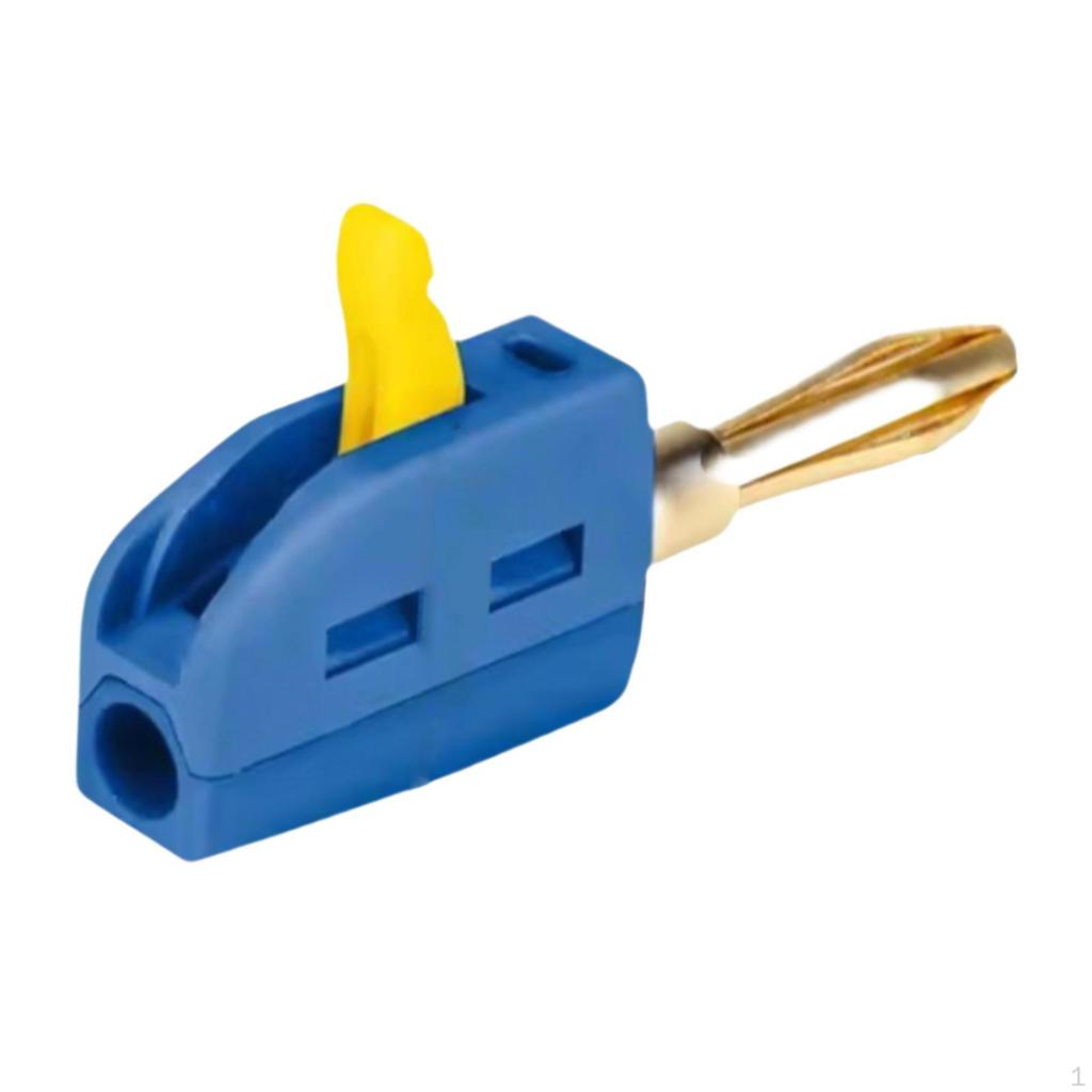 4 Mm Banana Plug, 250 V/32 A, High Strength, Stable Conductivity, Practical Stackable Mini