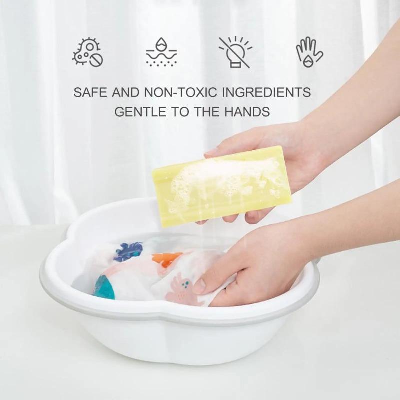 Powerful Stain Remover Laundry Soap 200g Natural Underwear Soap Bar Deep Cleaning Odor Stain Removal Home Clothe Washing Supplie