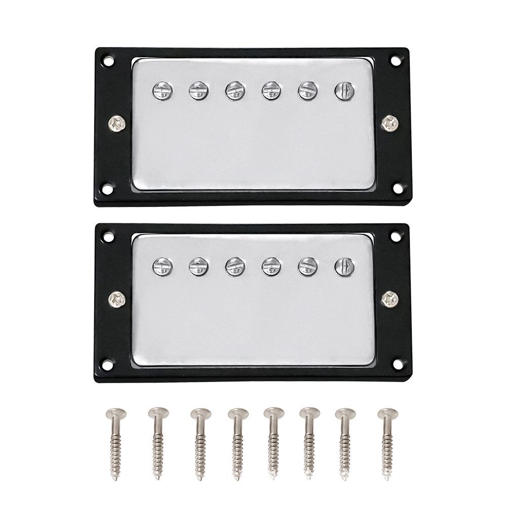 Chrome and Gold-Plated Dual Humbucker Pickups for LP Electric Guitar