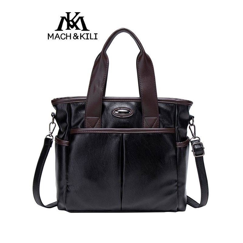 

Machkili Mk Черный Высококачественный Портативный Портфель 2025 Новый Большая Вместимость Сумка-тоут для Поездок Плечевая Black