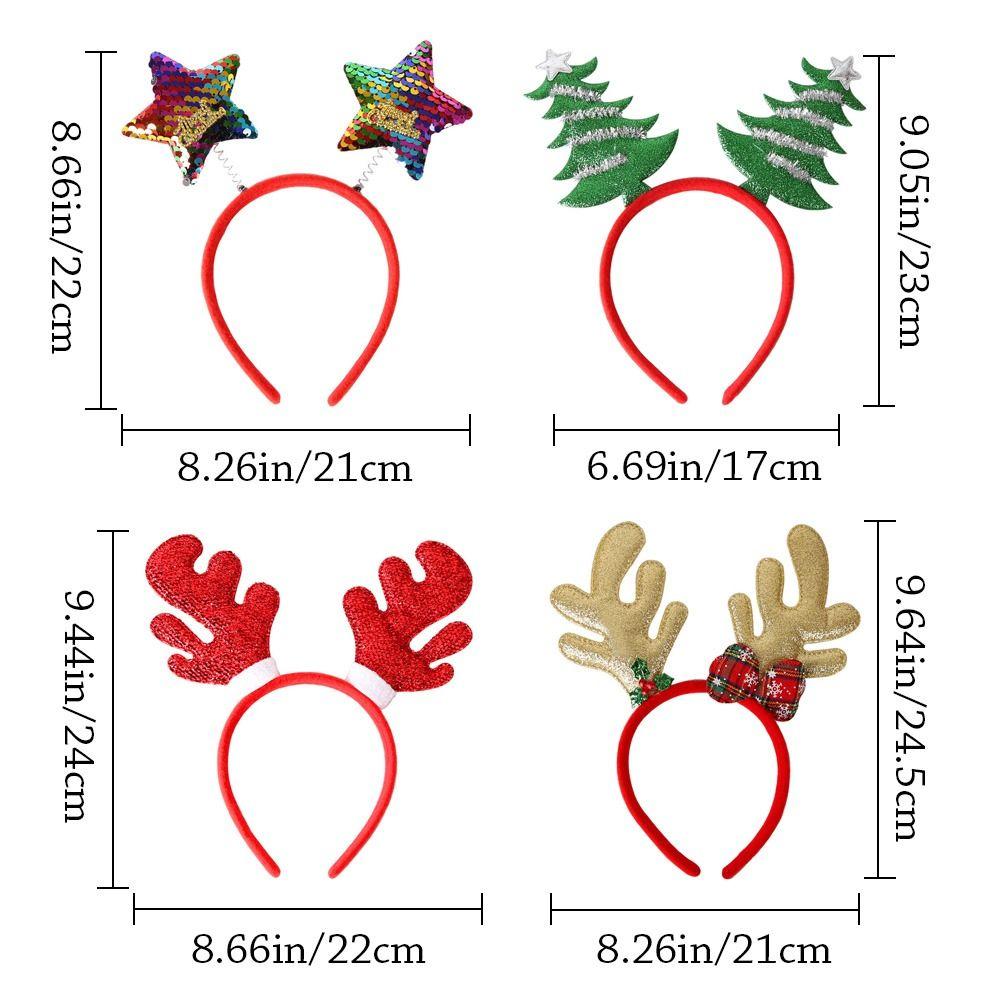 Santa Claus Christmas Headbands Christmas Tree Christmas Decorations Xmas Hairband  Masquerade