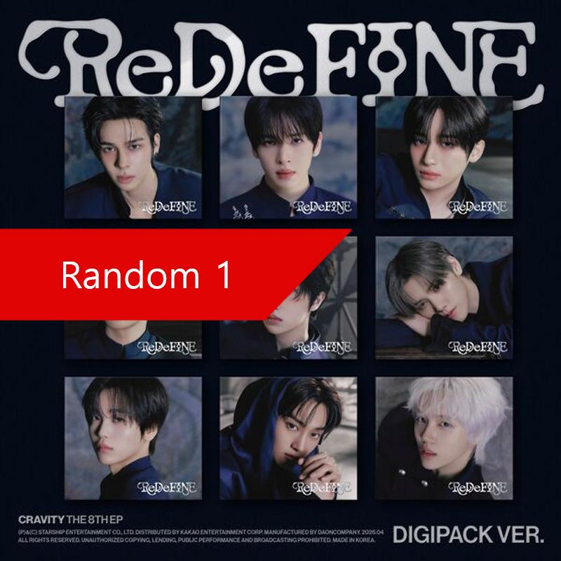 

[ПРЕДЗАКАЗ] CRAVITY – 8-й мини-альбом ReDeFINE (Digipack Ver.) Random 1pcs