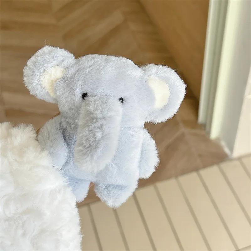 Cute Blue Elephant AirPods Pro Protective Case for Generations 1-4 AirPods Pro синий