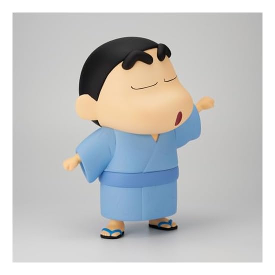 BANPRESTO Crayon Shin-chan Shinnosuke Nohara (Yukata) Big Soft Vinyl Mates Figure