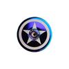 Bicycle Lightweight TC4 Titanium Stem Top Cap with Hollow Bolt Laser Star Blue S-PARTS (S-Parts) High-Strength 31.8mm
