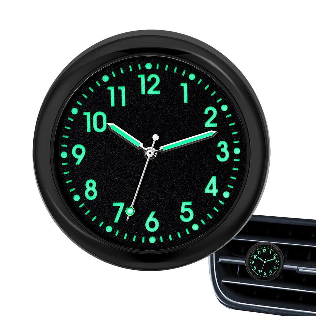 Car Clock Luminous Automobiles Internal Stick-On Mini Digital Watch Mechanics Quartz Clocks Auto Ornament Car Accessories Gifts