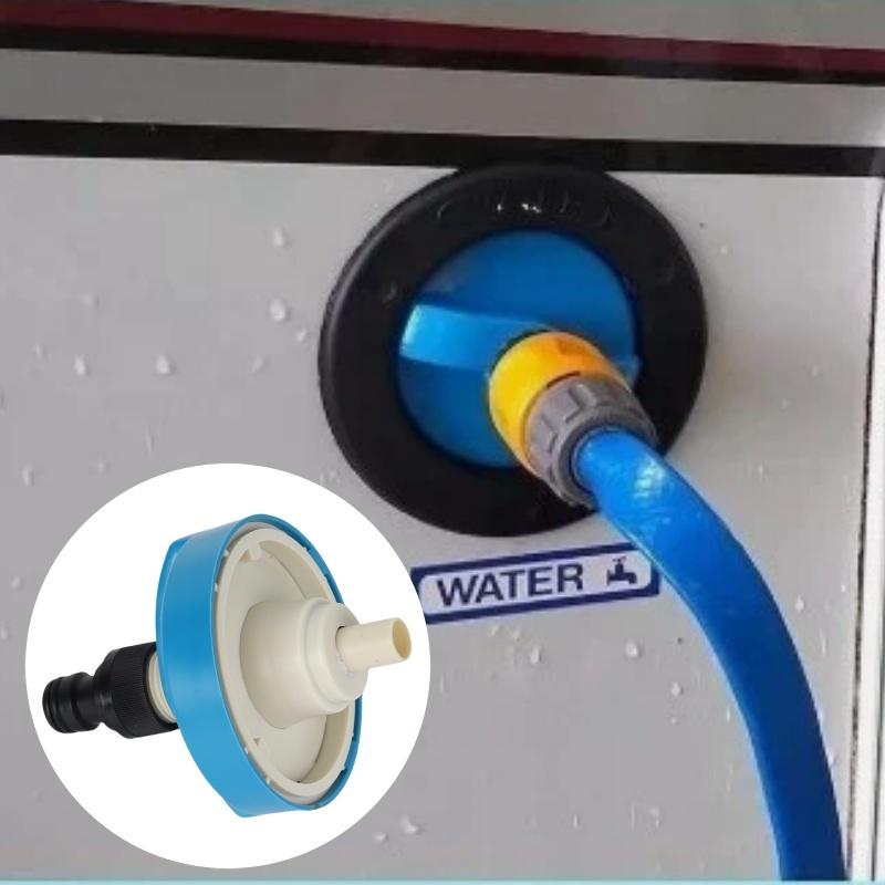 Caravan Motorhome Rheinland Water Inlet Filler Cap Quick Hose Connector Kits RV Parts Accessories