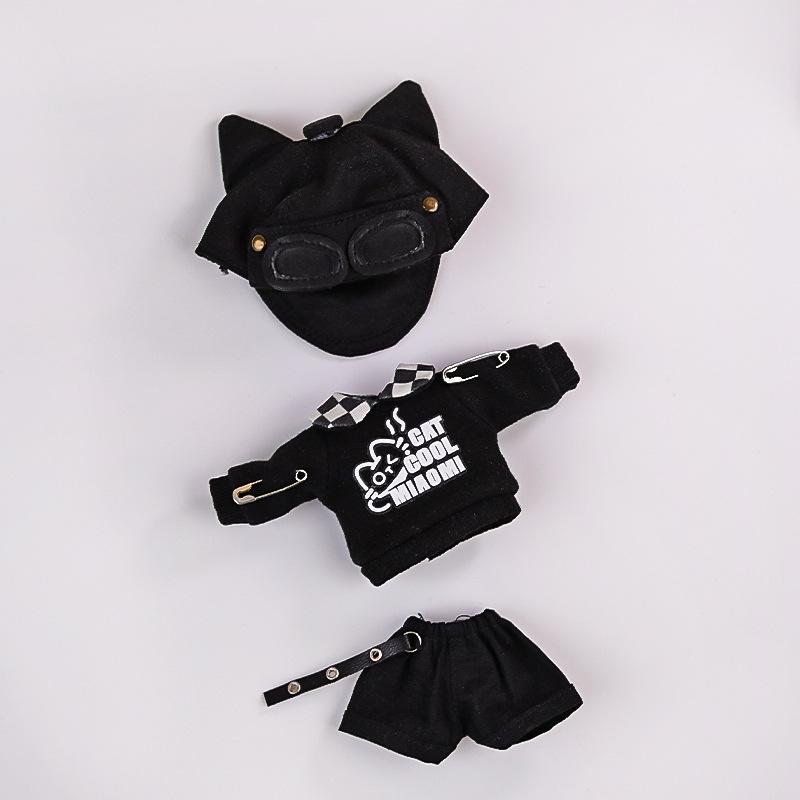 Ob11 Doll Clothing Cool Cat Rabbit Sweater Coat Doll Shorts Hat For Nendoroids, Molly, Ufdoll, Gsc Body, Ymy, 1/12bjd Doll