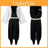 Halloween Demon Slayer Shinazugawa Sanemi Role Playing Costume Set For Anime Fans