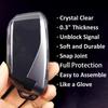 IUIU Key Fob Cover Clear, Compatible with BMW  2024 New 5/7 Series 740i 760i X1 X5 X6 X7 XM IX IX3 I5 I7, Soft TPU Key Fob Case Protector