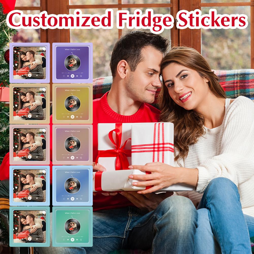 Adesivo Personalizzato per Frigorifero Magnete con Lettore Musicale Integrato Magnete Regalo Spotify Frigorifero Personalizzabile Album Personalizzabi