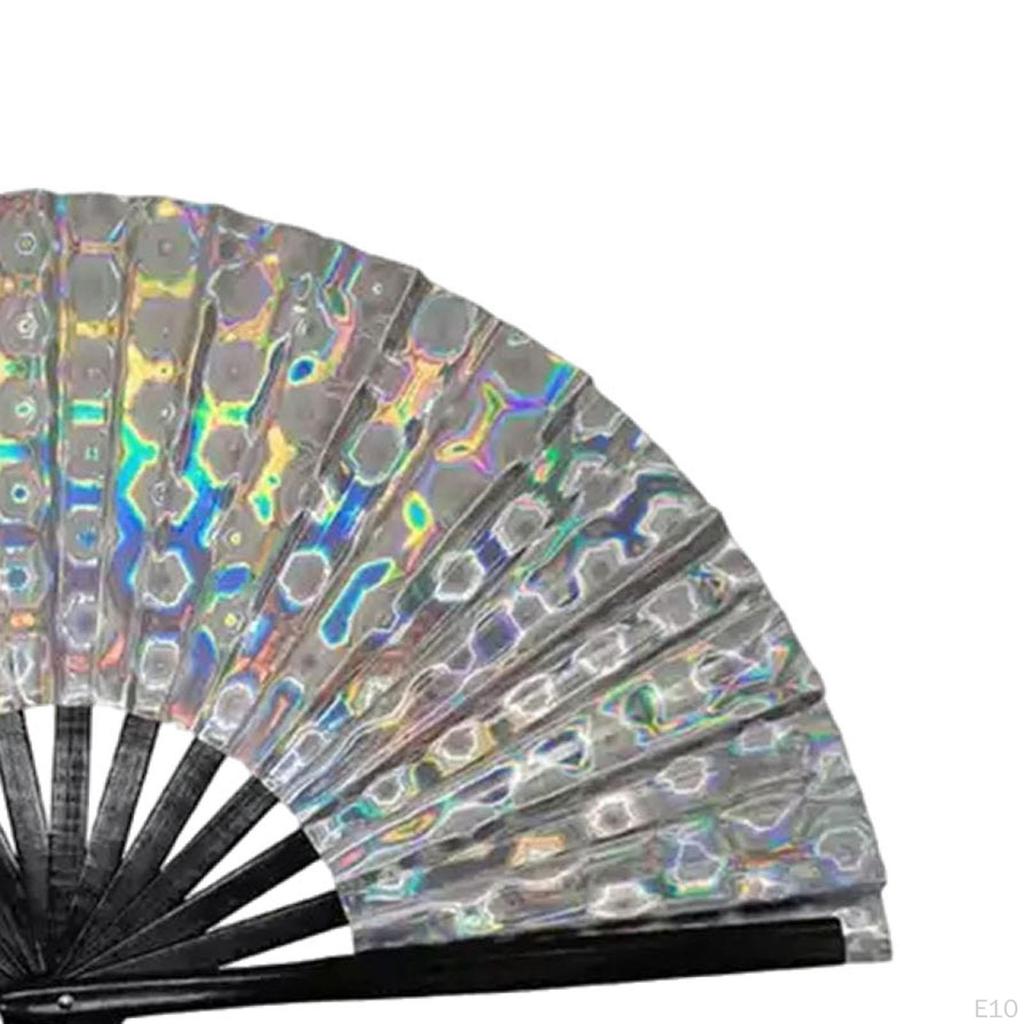 Line Dance Popping Fan Craft Hand for Party Supplies Theater Dancing Props