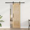 ORKDAL Sliding Door Natural Finish 61 X 198.5 Cm Solid Pine Wood