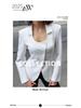 2025 European & American Autumn Women's U-Neck Slimming Waist Small Suit Jacket