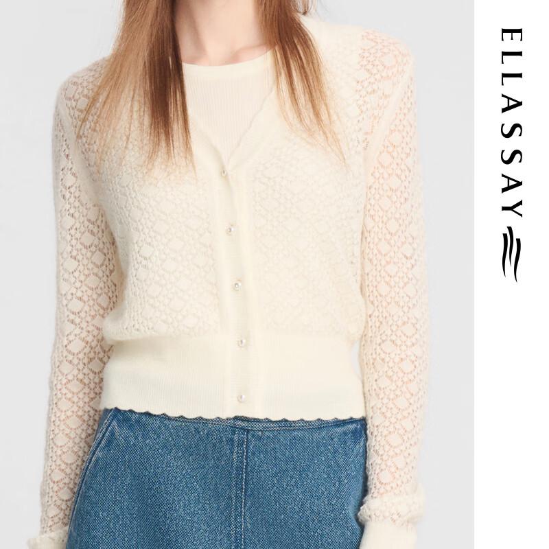 ELLASSAY Women's Elegant Merino Wool Blend Two-Piece Knit Set