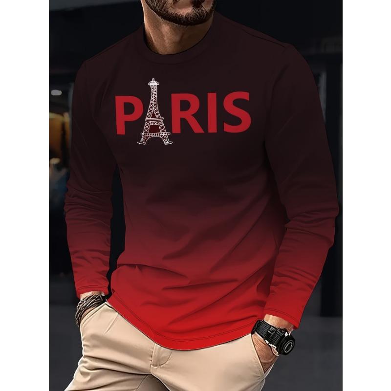 New Men S Fashion Casual Long Sleeve T-Shirt S