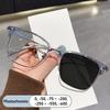 Brand Design Eyebrows Eyeglass Frame Anti Blue Light Prescription Myopia Glasses Photochromic 0~-600 for Men Women
