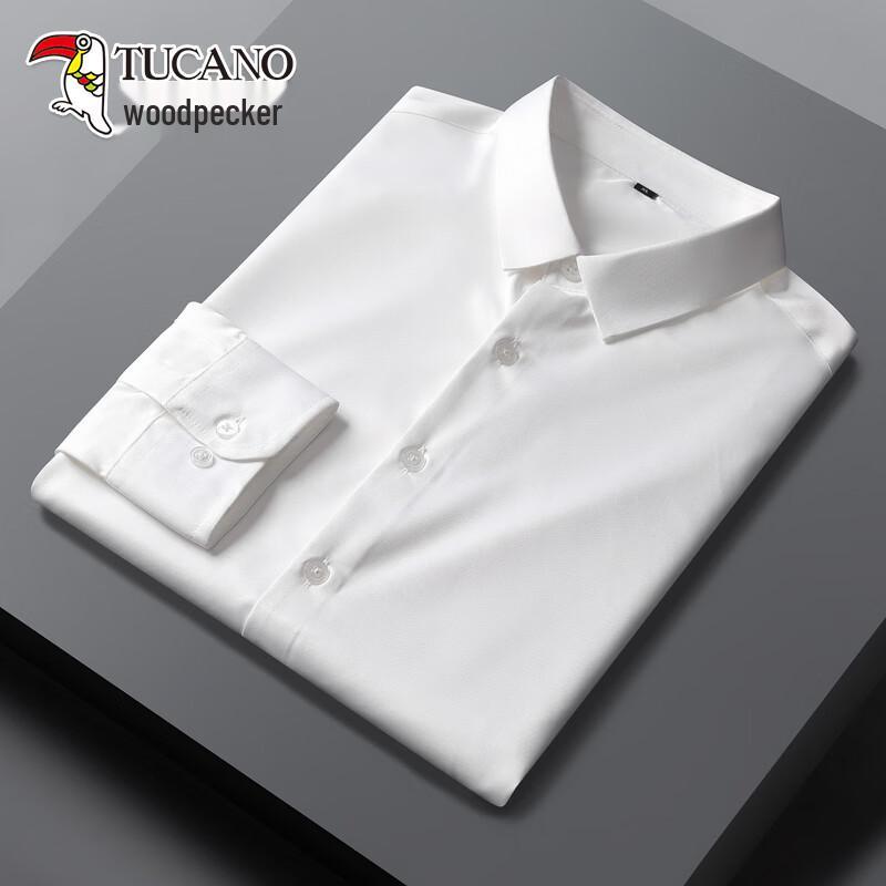 TUCANO Men s Non-Iron Long Sleeve Business Shirt 40