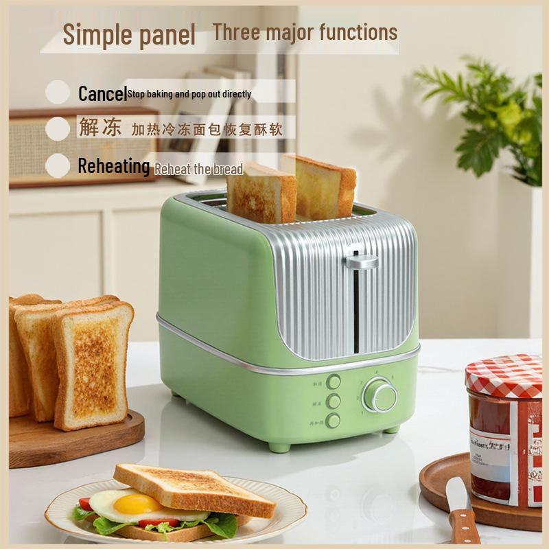 Automatic Toaster Oven for Fast Heating Toasts & Sandwiches - European & American Style Breakfast Machine