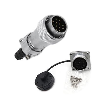 WEIPU WF24 TI/Z 2 3 4 9 10 12 19 Pin Aviation Electrical Signal M24 Power Connector Male Plug Female Socket Panel Mount
