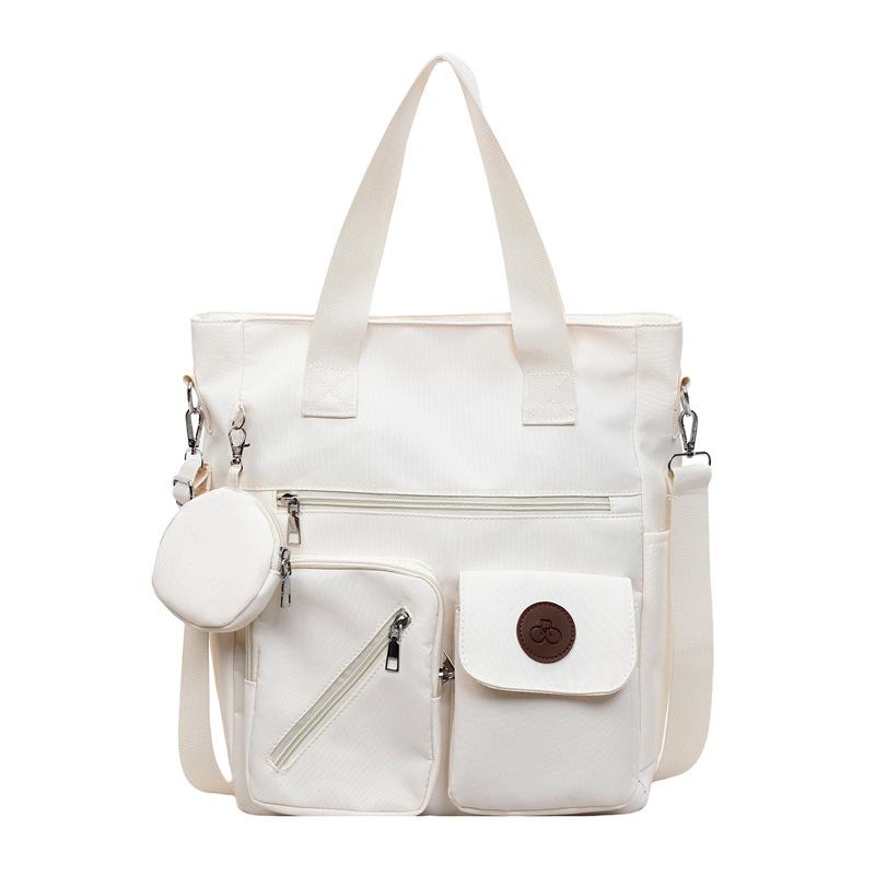 Crossbody Handbag Women's Multi-Pocket Tote Bag Lightweight Capacity Commuter Shoulder Bag