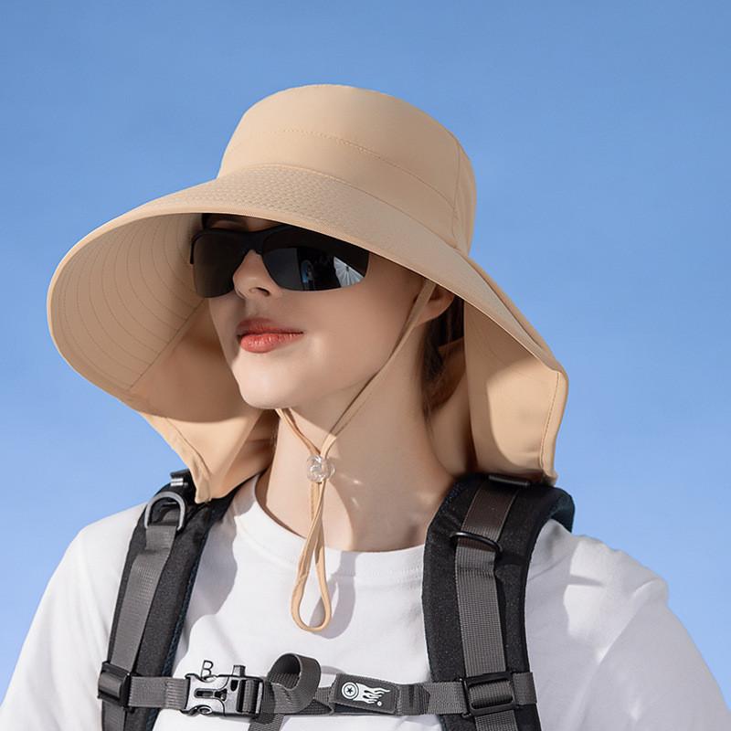 

Large Brim Sun Hat With Breathable Polyester Fabric For Summer Outdoor Activities Women хакі