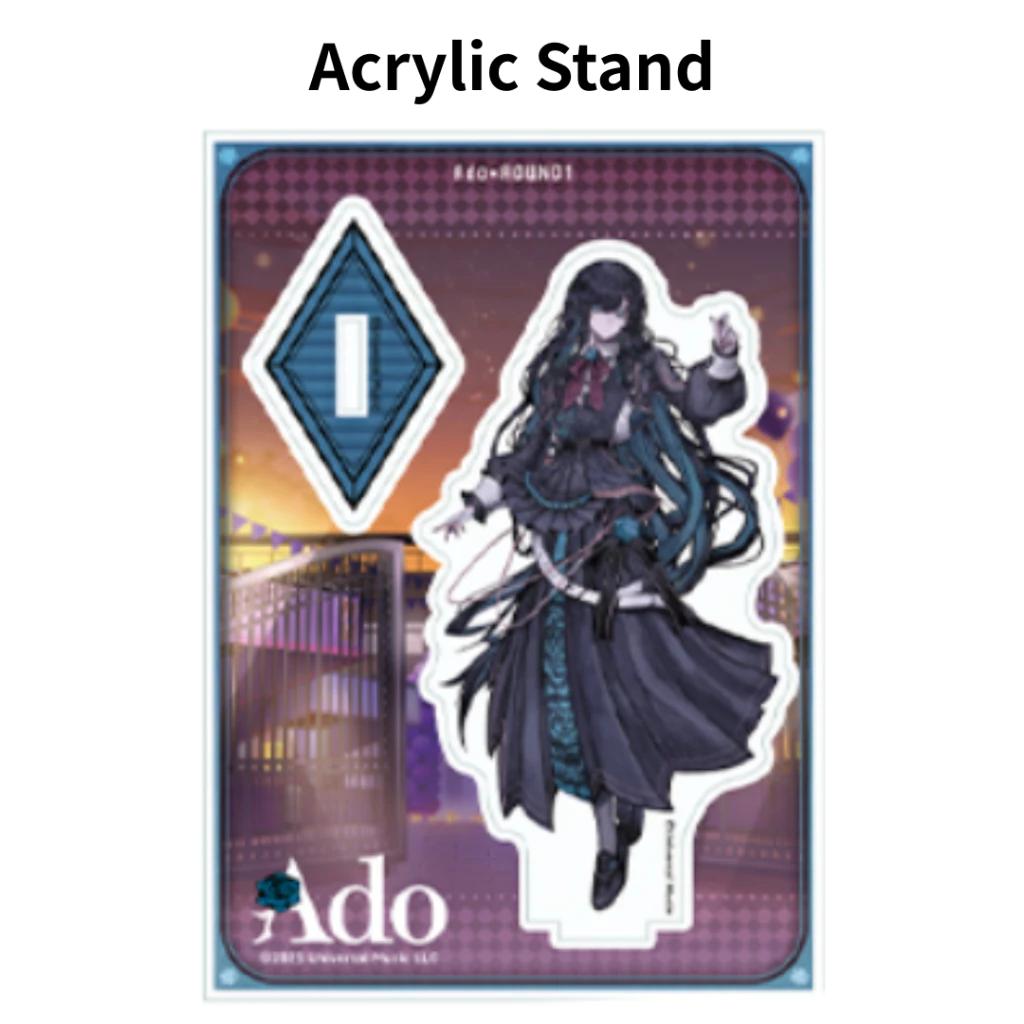 Brand-New Ado × ROUND1 Collaboration Goods Japan Limited – Figure Winter Ver. / Penlight Case (Black, White) / Storage Box (Black, White)