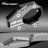 MotHeart Side Stand Plate for Ninja ZX-4RR 2023-2024 Bike Parts Side Stand Extension Kickstand