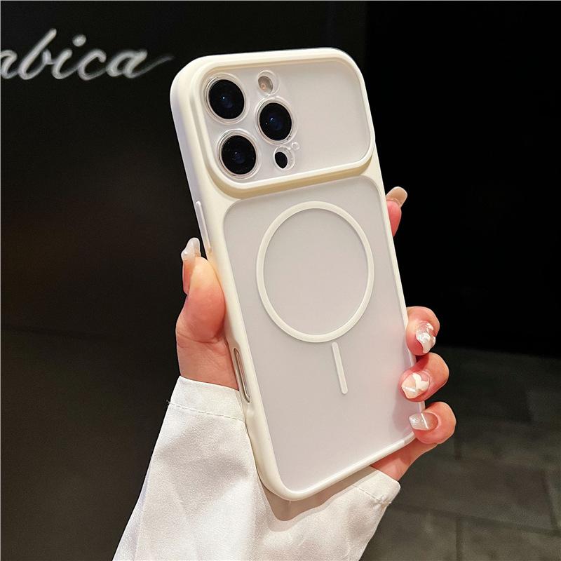 

Apple 17 Pro Max Phone Case: Frosted Two-Tone Magnetic, Drop-Proof Protection iPhone 11