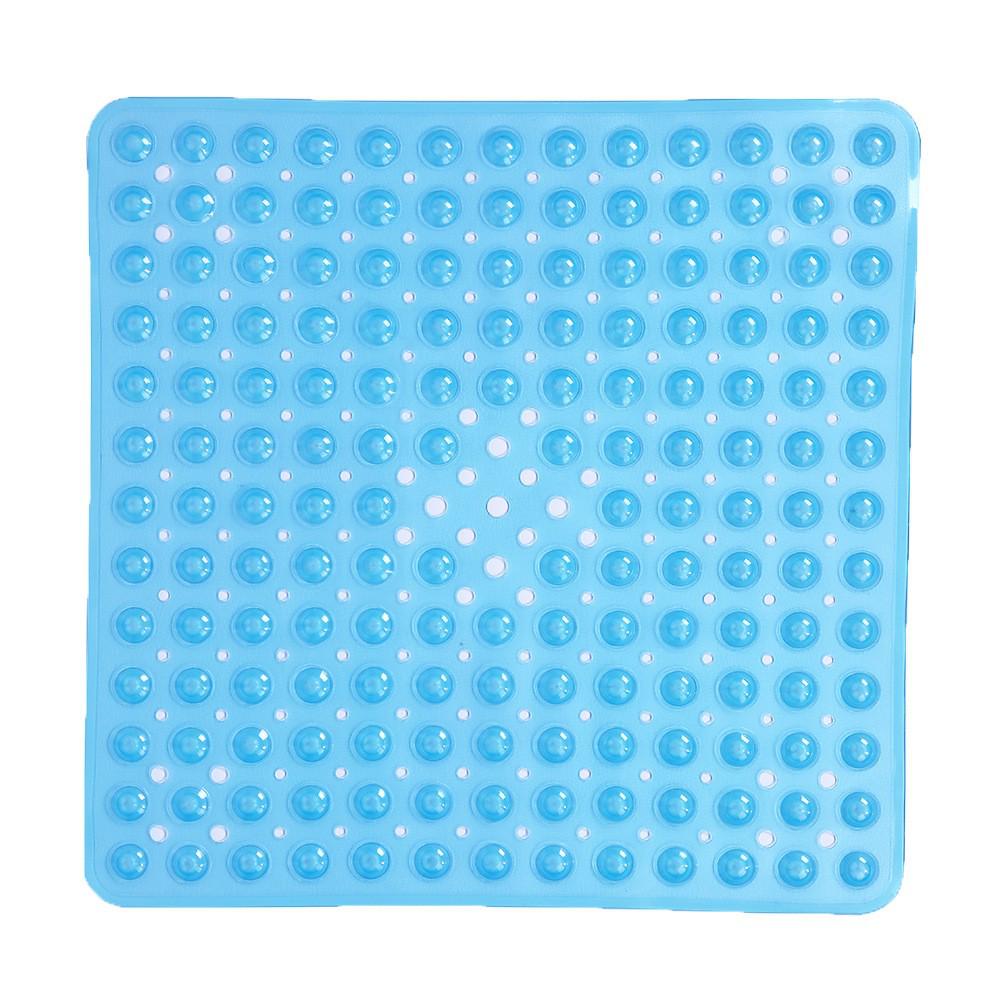 PVC5353 Non-slip Bubble Shower Mat with Suction Cups - Fall Prevention and Water Leakage Protection.