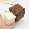 Stress Relieving Squishy Cheese Decompression Soft Butter Soft Relief Squeeze Ball Simulated Soft Chocolate Relief Ball Ornament