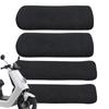 Motorcycle Handle Covers Soft Stretchable Plush Cycling Handlebar Brake Lever Cover Set for Adventure Commuting Cruising Short