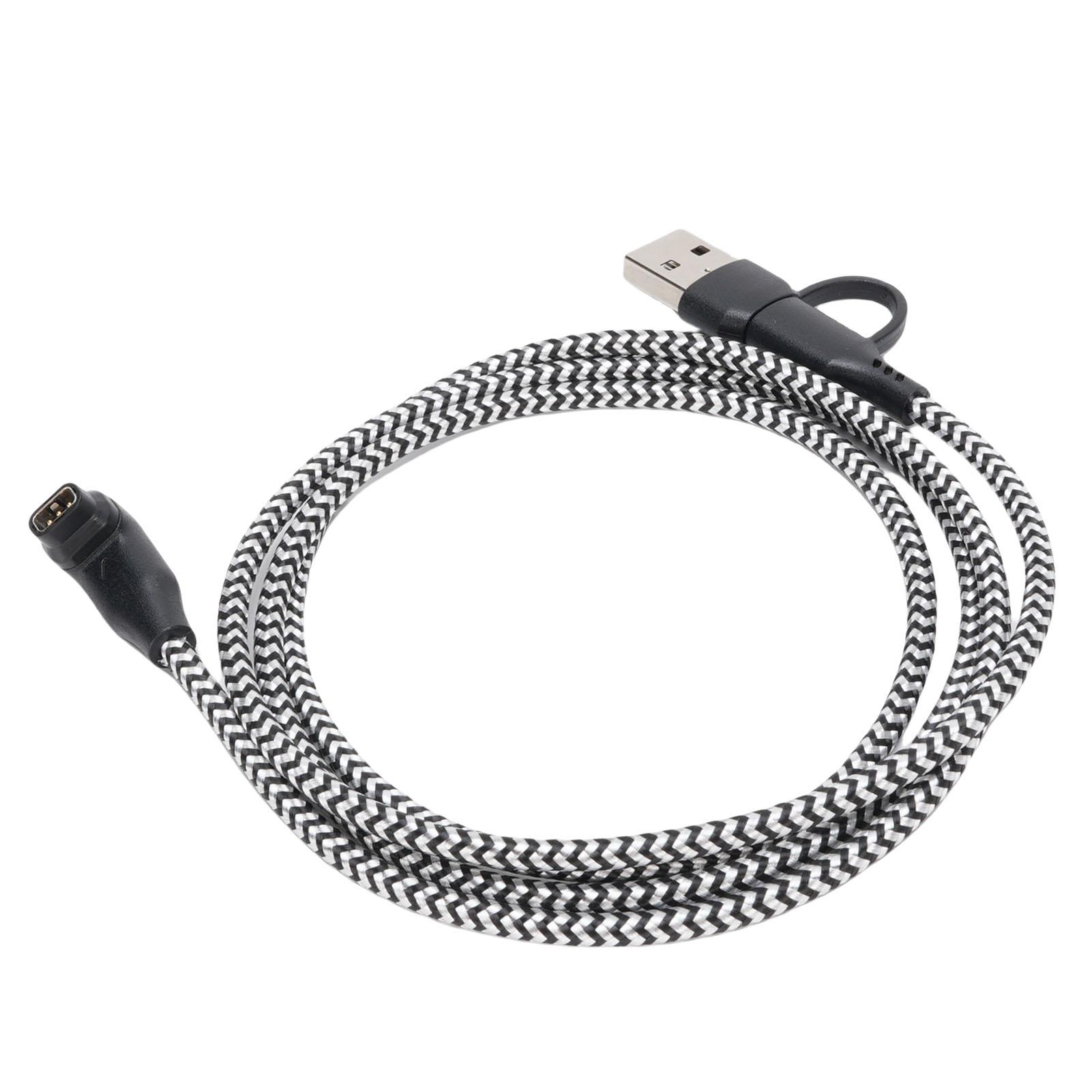 

USB and Type C Charging Cable Fit for COROS PACE Pro Smartwatch 1m Length 2 in 1 USB A and C Charging Cord