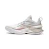 New LiNing Air Raid 11 Cushioned Slip Resistant Lightweight Low Top Performance Basketball Shoes Men's White Gray ABAU055-1