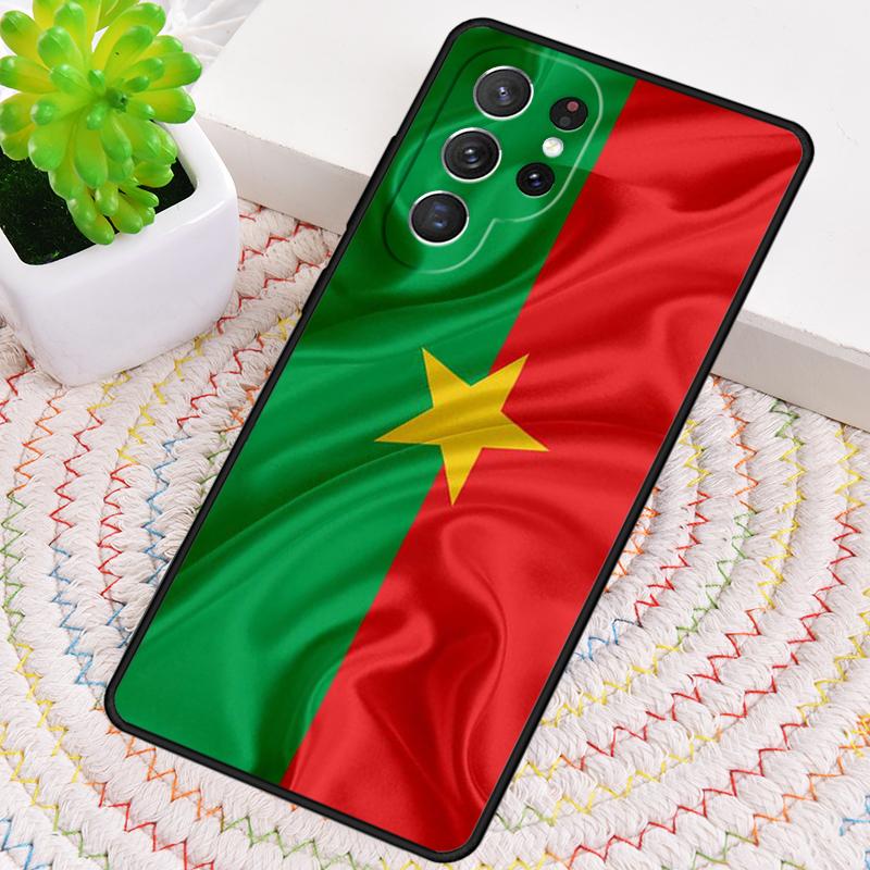 Burkina Faso Flag soft Phone Case for Samsung Galaxy note 10 pro S26 Ultra S23 S24 FE S25 S21 S22 PLUS shockproof Cove