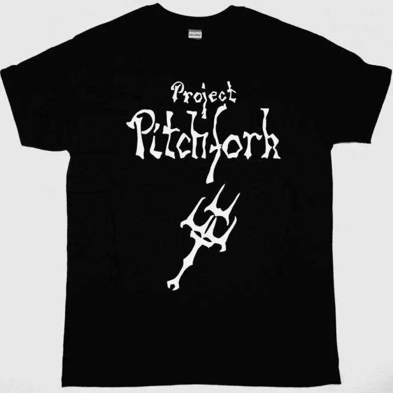 Новая черная футболка с логотипом Project Pitchfork, унисекс футболка - Унисекс футболка по лучшей цене XL