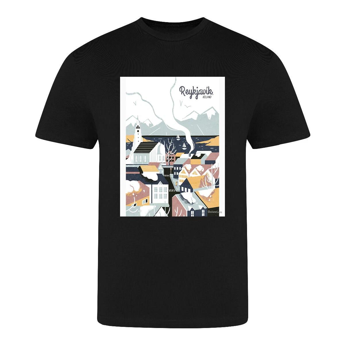 reykjavik Iceland travel visit funny meme viral birthday gift film movie t shirt S