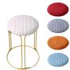 1PC Beschermhoes Antislip Effen Kleur Afneembaar Ronde Vorm Verdikt Stoelkussenhoes Minimalistische Stijl Krukhoes
