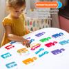 Montessori Number Letter Shapes Matching Game Kid Colors Cognitive Logical Thinking Training Parish Activities Game Education To