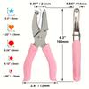 1 Stück Süßer Metall Hand-Papierlocher Scrapbooking Kleidung Einzellochlocher Stern Herz Kreis Loch DIY Bastel Formschneider
