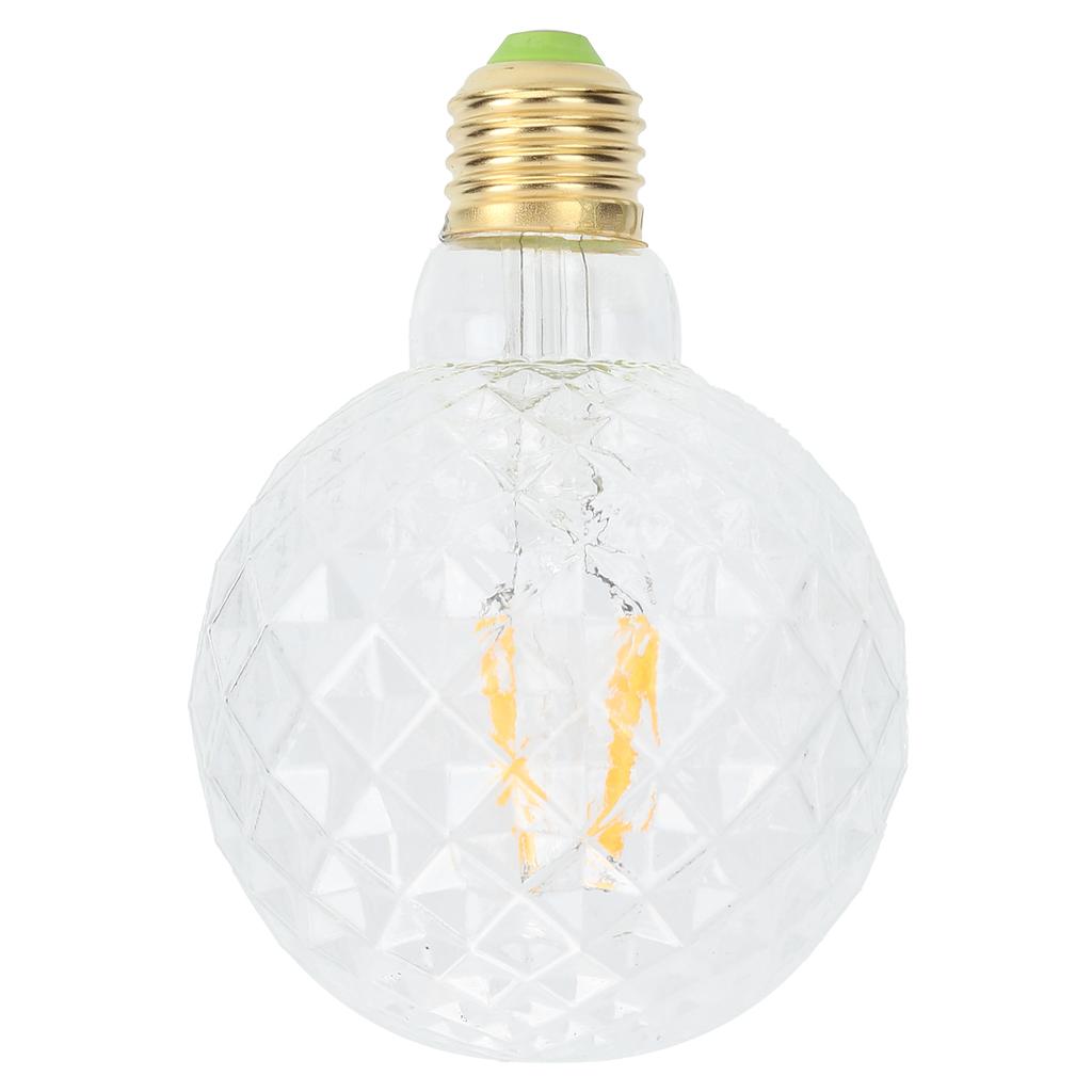 220V LED Decorative Bulb E27 4W G95 Glass Bulb High Brightness Filament Lamp Vintage Light Bulb for Living Room Bedroom