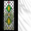European Vintage Window Stained Glass Film Anti-peeping, Anti-light Electrostatic Scrub Window Sticker Stained Glass Decorative