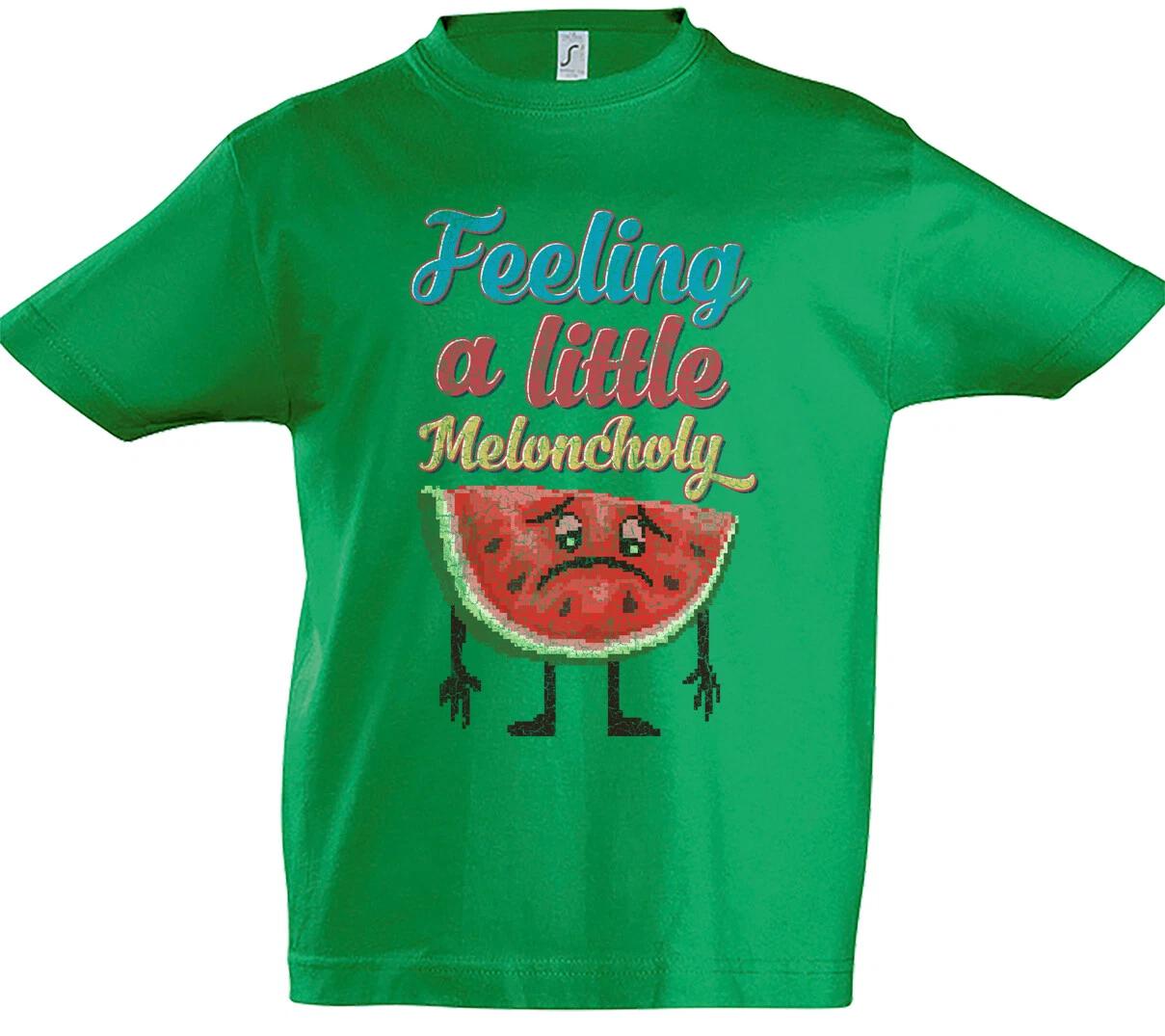 

Feeling A Little Meloncholy Kids Boys kids boys T-Shirt Fun Melancholic Sad 100