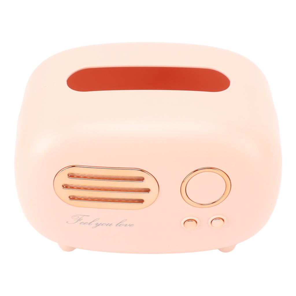 Retro Radyo Şeklinde Mendil Kapak Kutusu Vintage Radyo Mendil Kutusu Banyo Oturma Odası Yatak Odası için