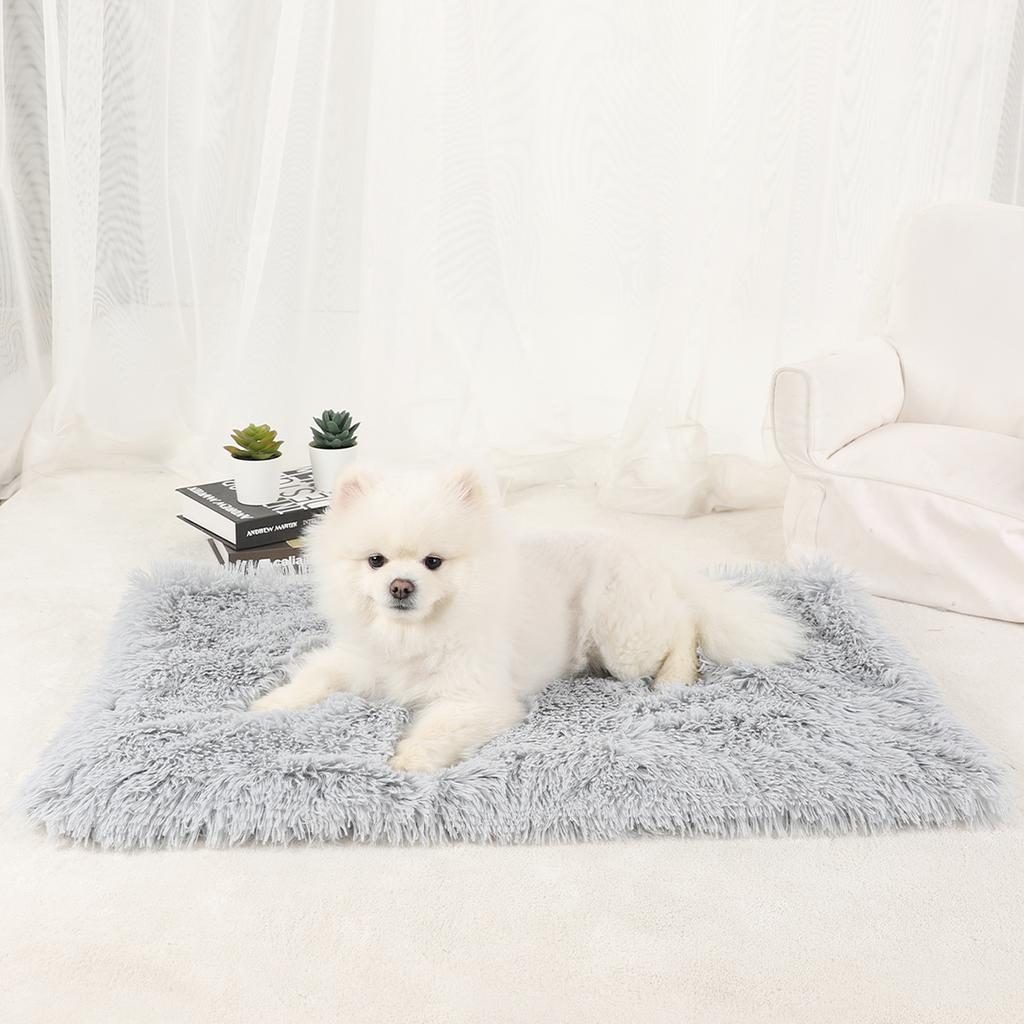 Dog Blanket Pet Bed Warm Beds for Dogs Medium Supplies Accessories Kennel Small Cats Large Basket Washable Puppy Plush Mat