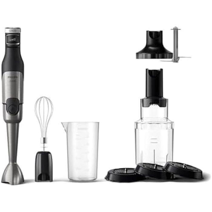 Mixeur plongeant - PHILIPS Série 5000 - HR2684/00 - 1200 W - Gris / Noir