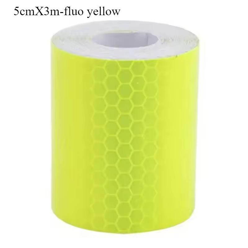 5cmX3m Car Reflective Tape Decor Decals Car Warning Safety Reflectante Tape Film Car Reflector Sticker Car Access Exterior