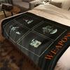 1Pc Weapons Print Flannel Blanket, High Quality Digital Printing, Comfortable for All Seasons, Home DecorGifts821005
