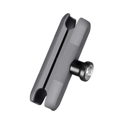 FANAUE Motorcycle Mount Parts Anti-Theft Aluminum Intermediate Mount Double Socket