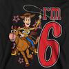 Toy Story Childrens/Kids IÂ´m 6 Woody Birthday Hoodie